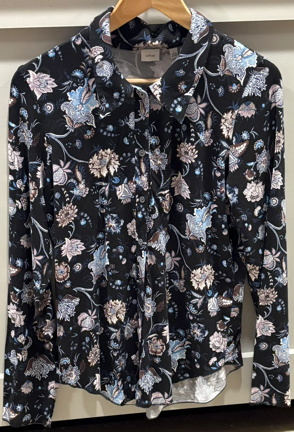 Large Wilfred Floral Button-Up Shirt - photo 2
