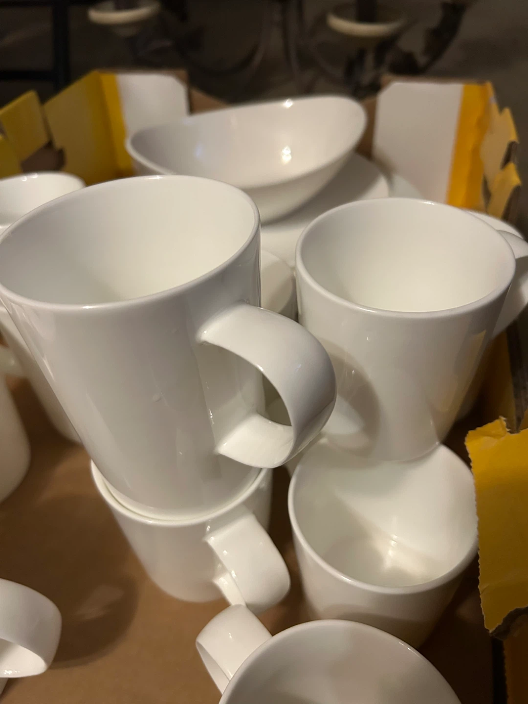 Home Essentials White Ceramic Mug Set - photo 2