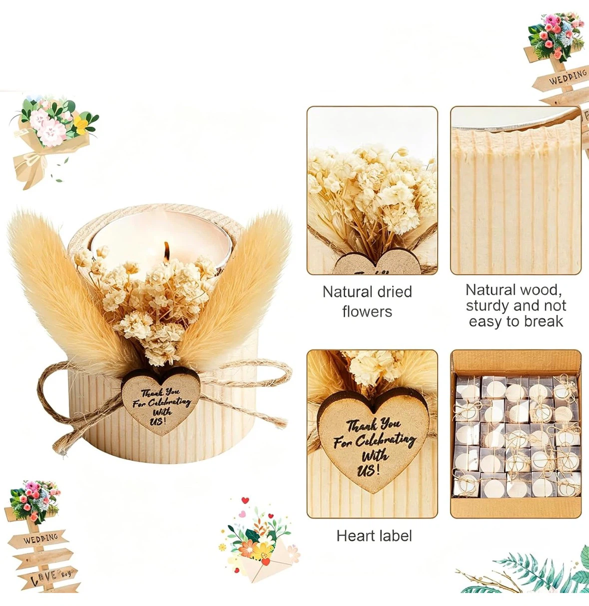 Wedding Party Gifts Candle Holders - photo 3