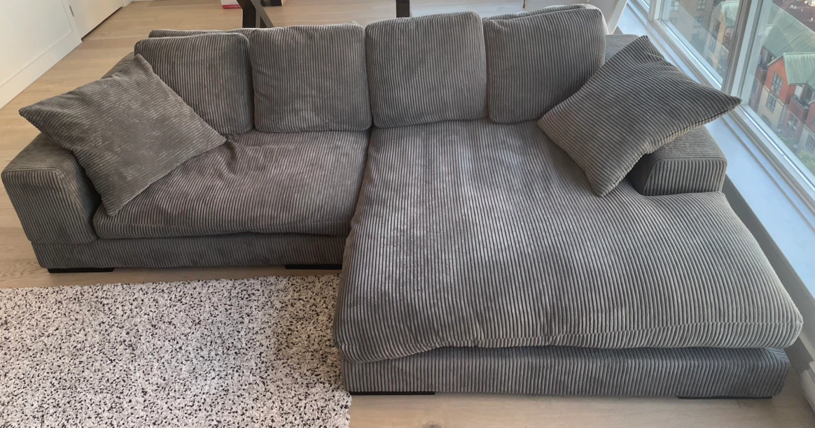 Moe’s Plunge Sectional (Charcoal) - photo 2