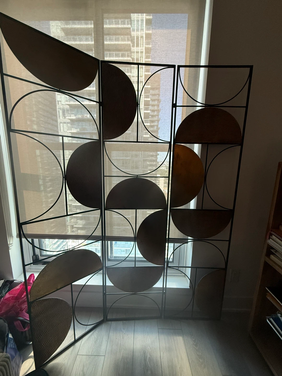 Geometric Room Divider Screen