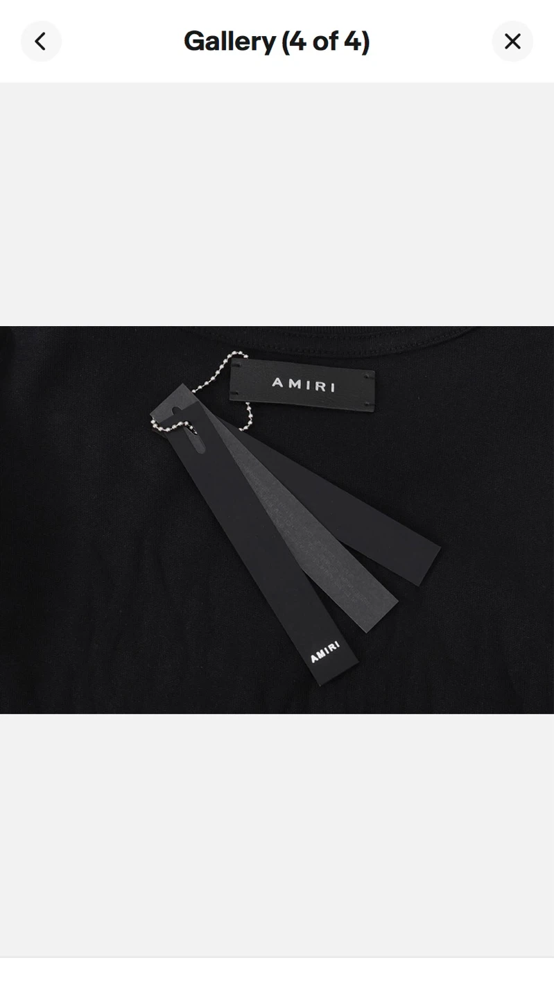 AMIRI Black T-Shirt - photo 3