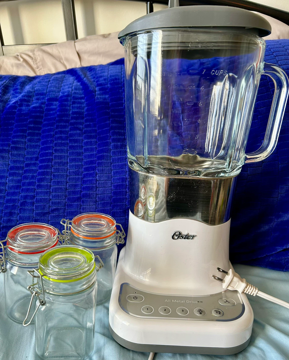 Oster Blender with 3 Glass Jars