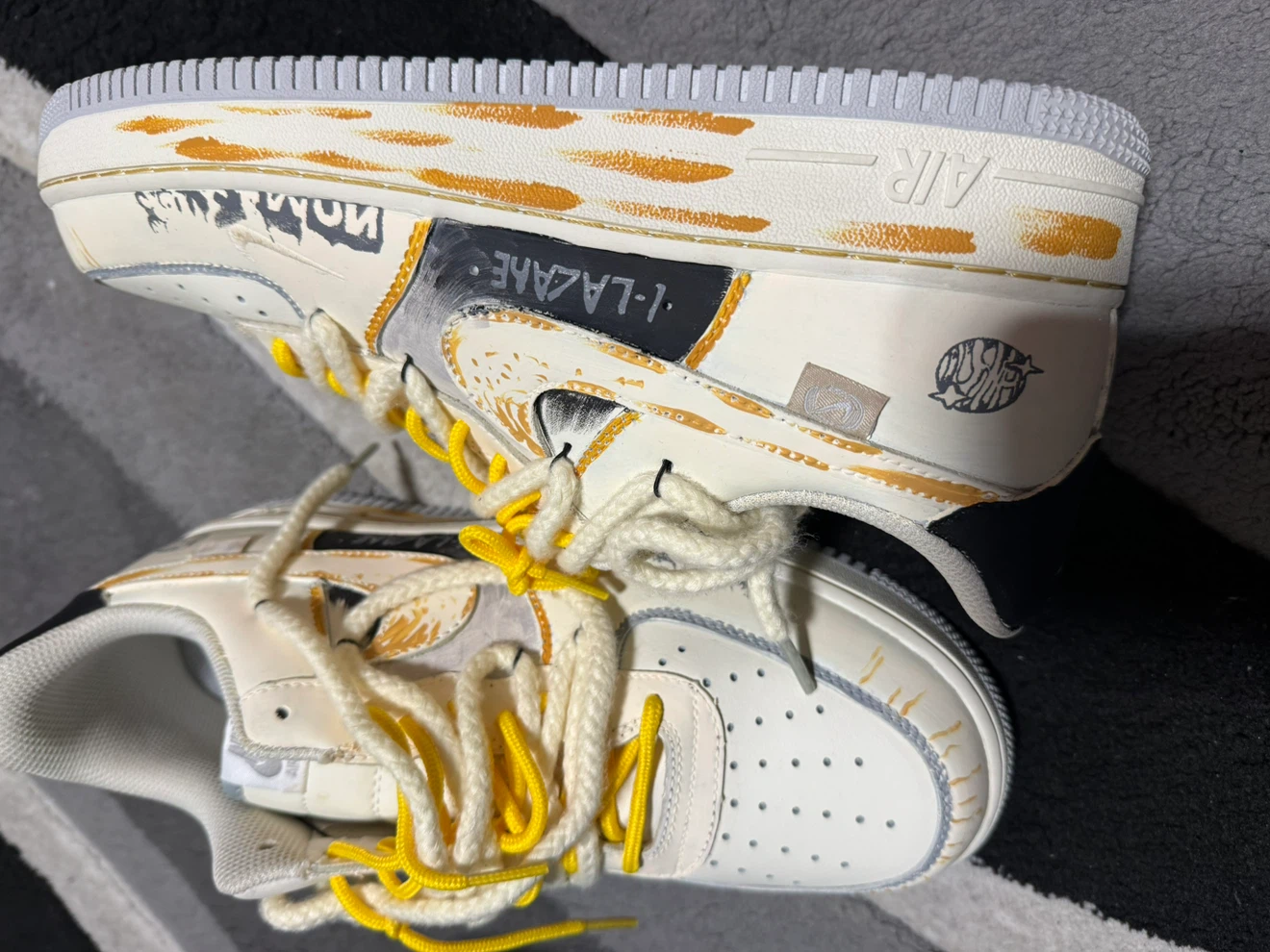 Nike Air Force 1 "LAZARE" Custom Sneakers - photo 2