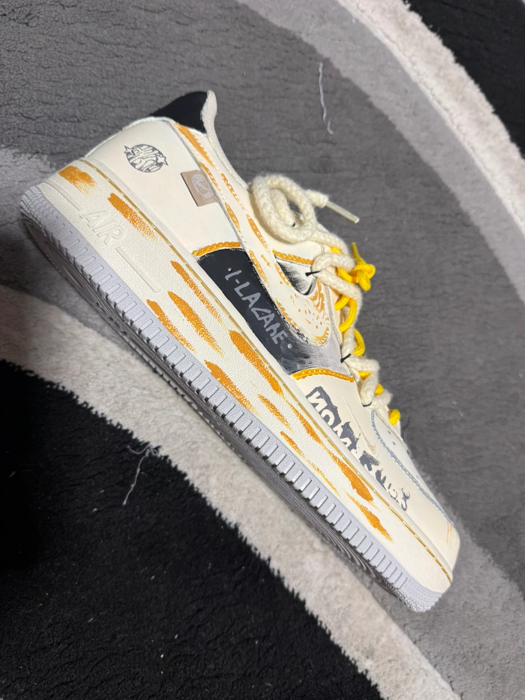 Nike Air Force 1 "LAZARE" Custom Sneakers - photo 3