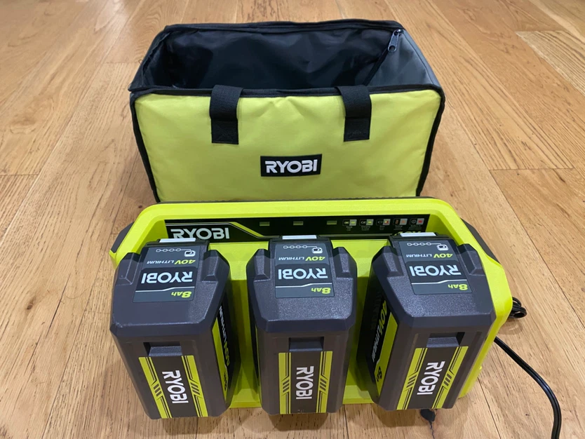 Ryobi 40V Lithium 8Ah Battery Charger with Bag