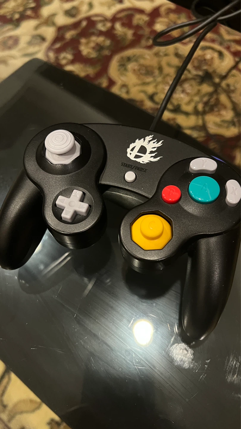 Nintendo GameCube Controller Smash Bros Edition + Adapter