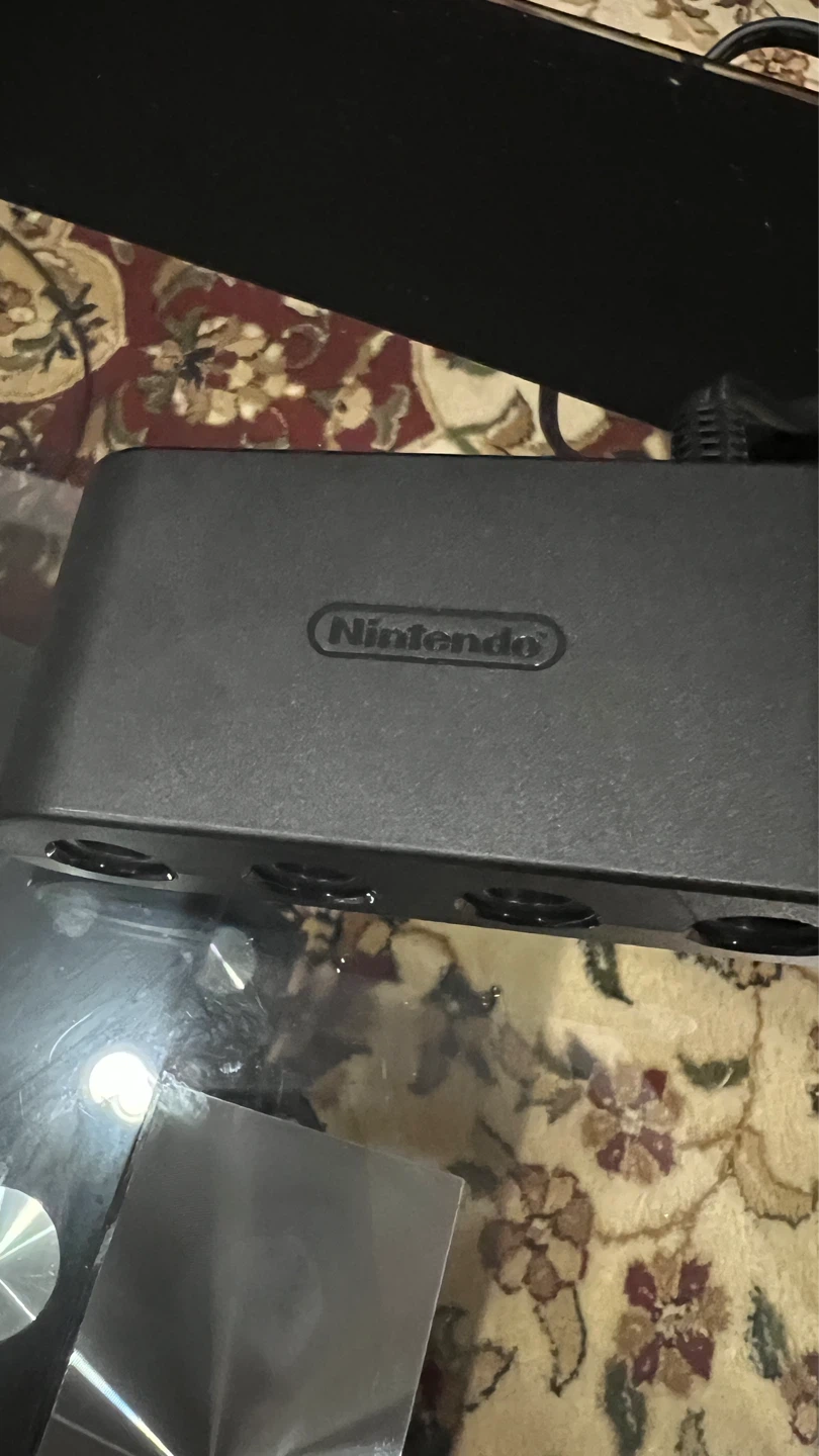 Nintendo GameCube Controller Smash Bros Edition + Adapter - photo 3