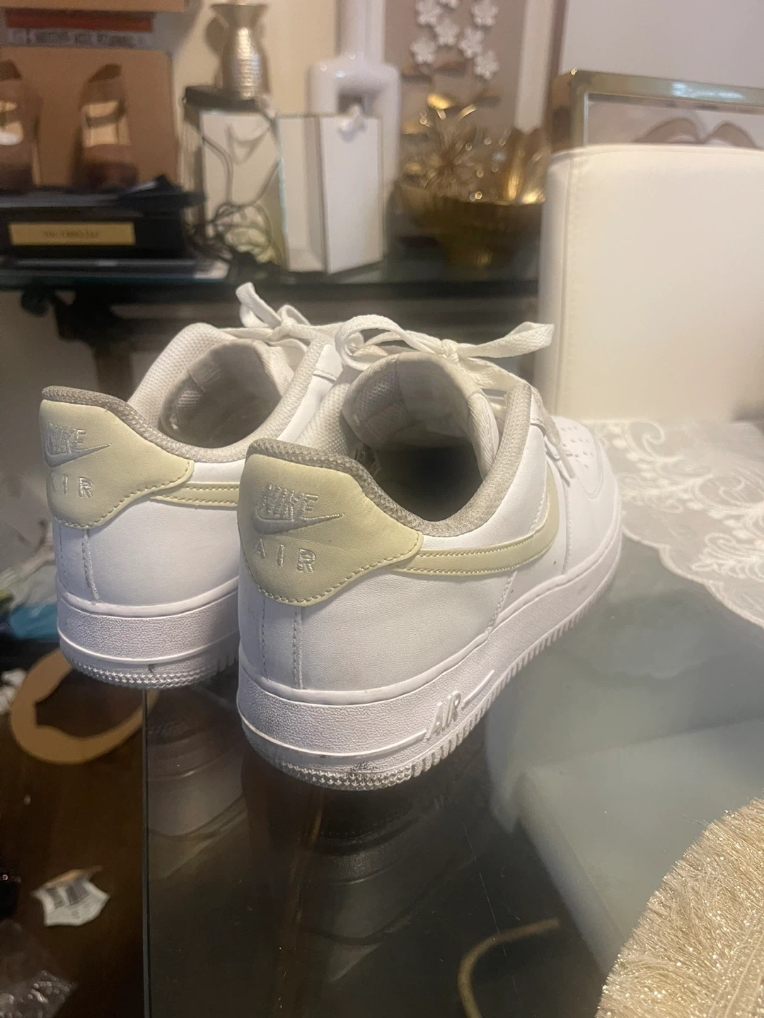 Nike Air Force 1 Low White/Pale Yellow Sneakers