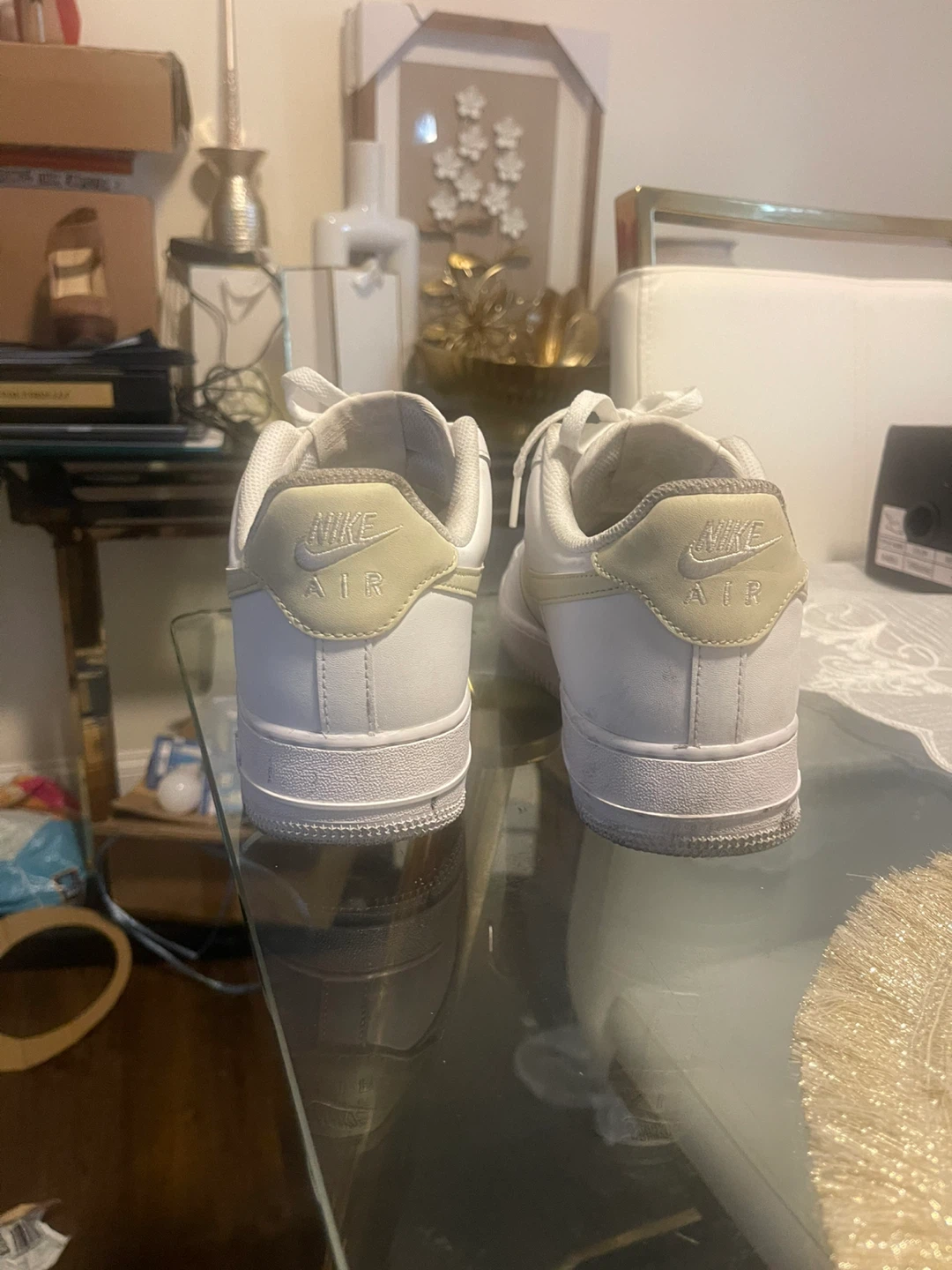 Nike Air Force 1 Low White/Pale Yellow Sneakers - photo 5