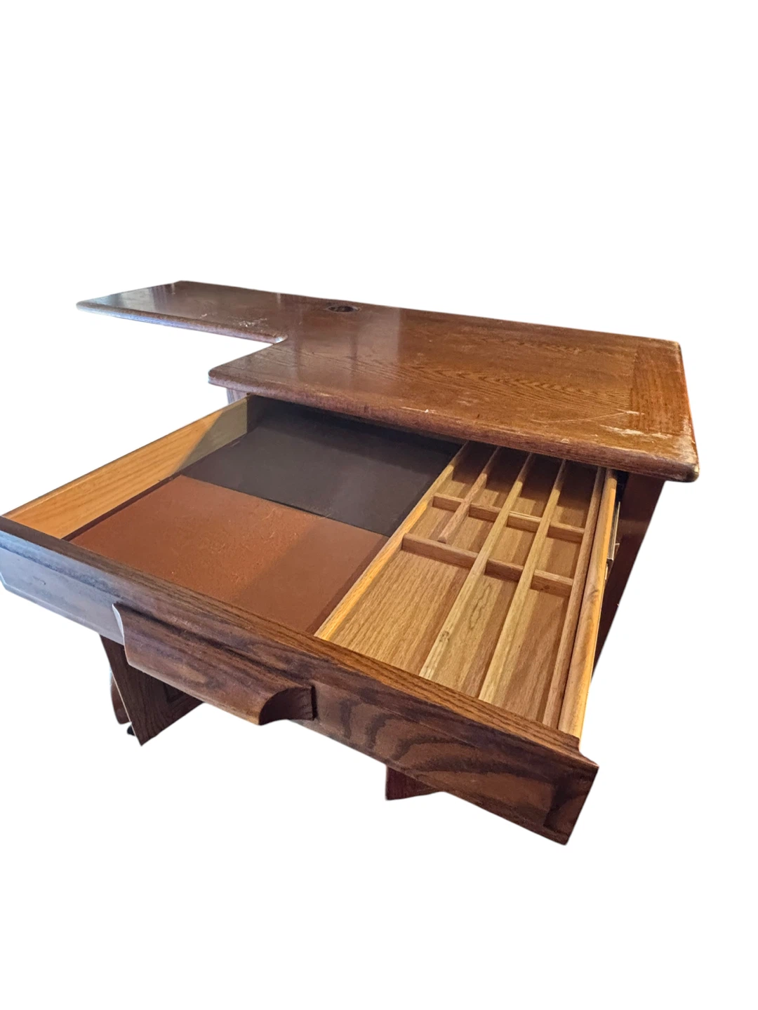 Solid Wood Executive Desk with Swivel Chair - photo 2
