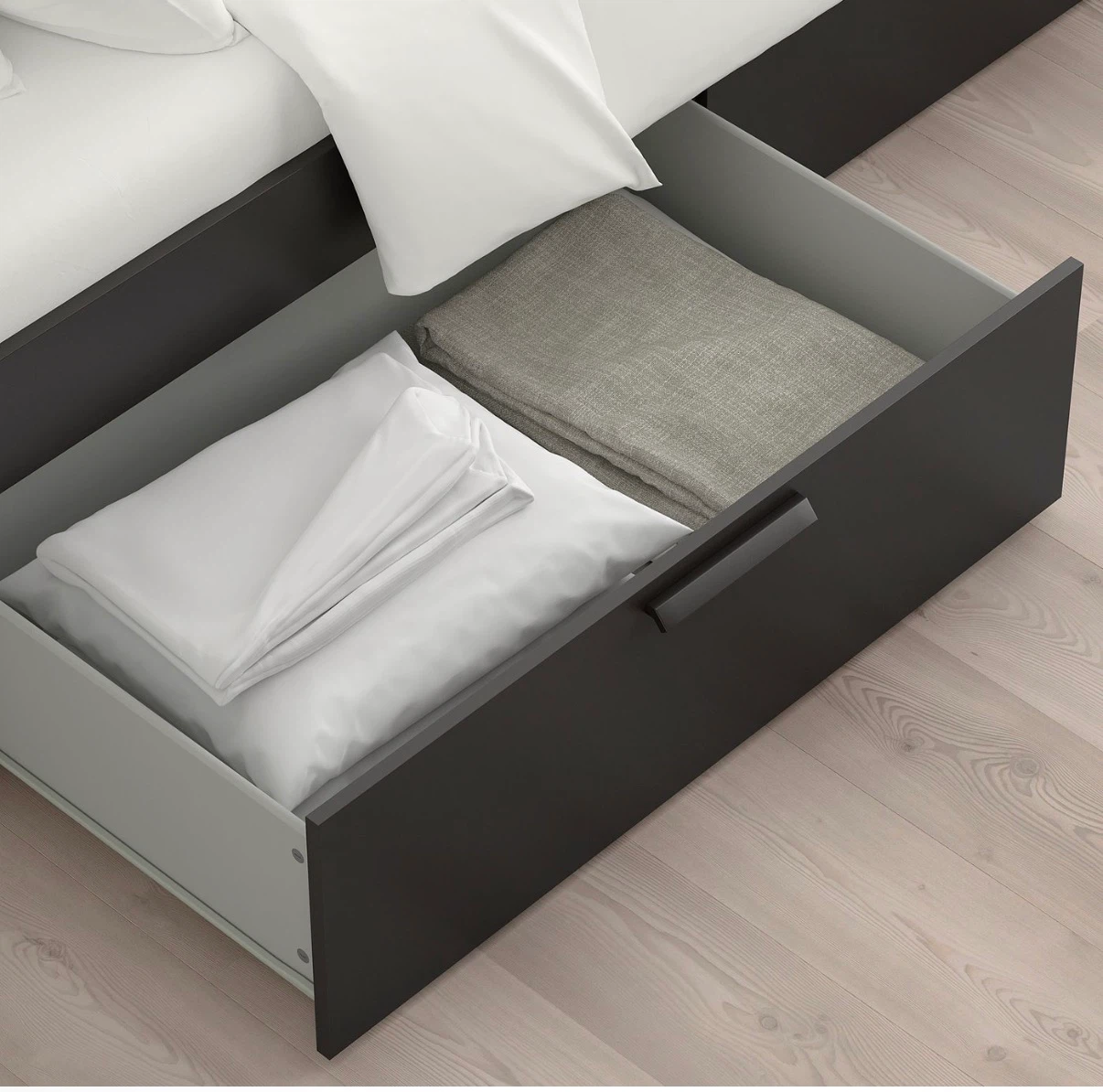 Ikea Brimnes Queen Bed Frame- Comes with mattress - photo 4