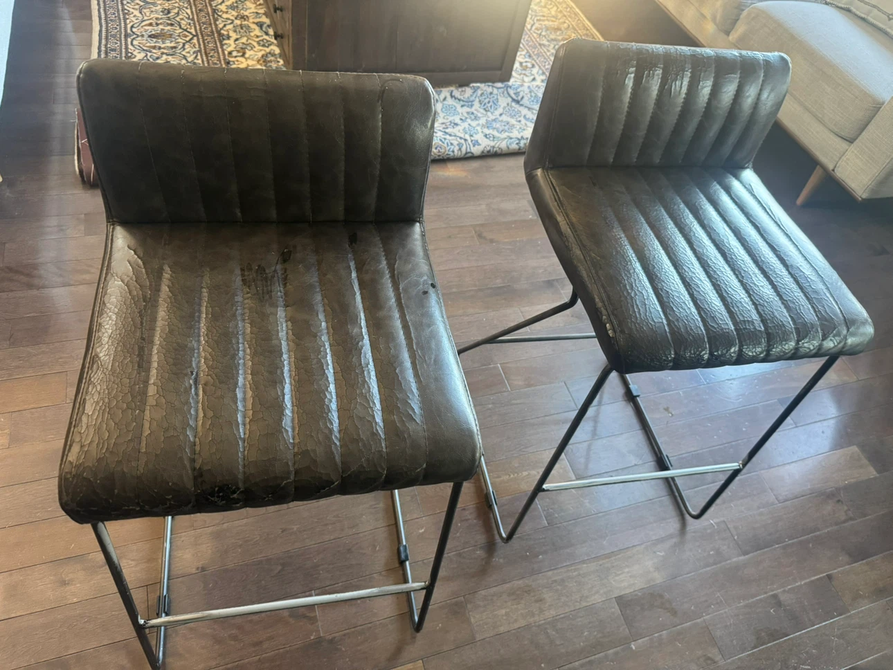 Urban Barn Bar Stools (Set of 2)
