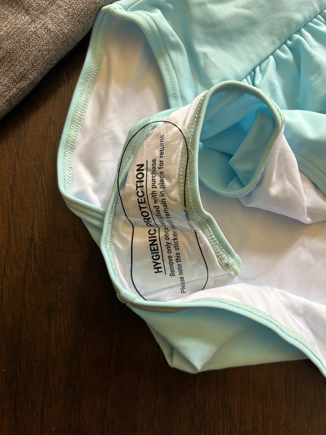 Light Blue One-Piece Swimsuit - photo 3