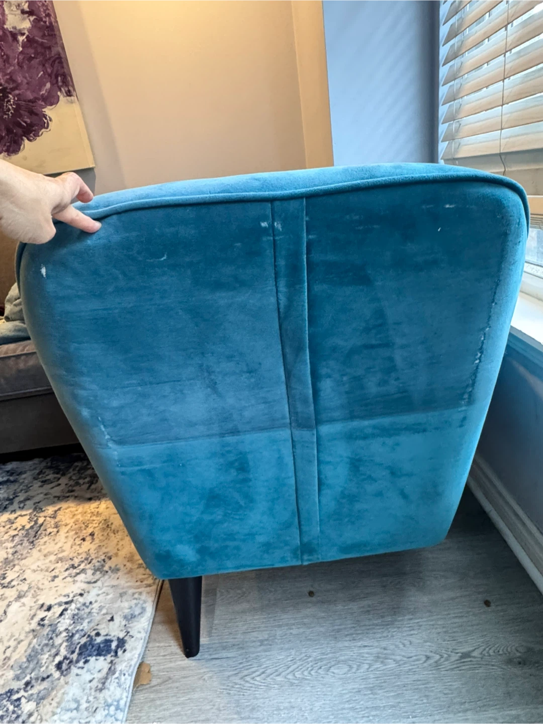 Teal accent chair -DYI - photo 4