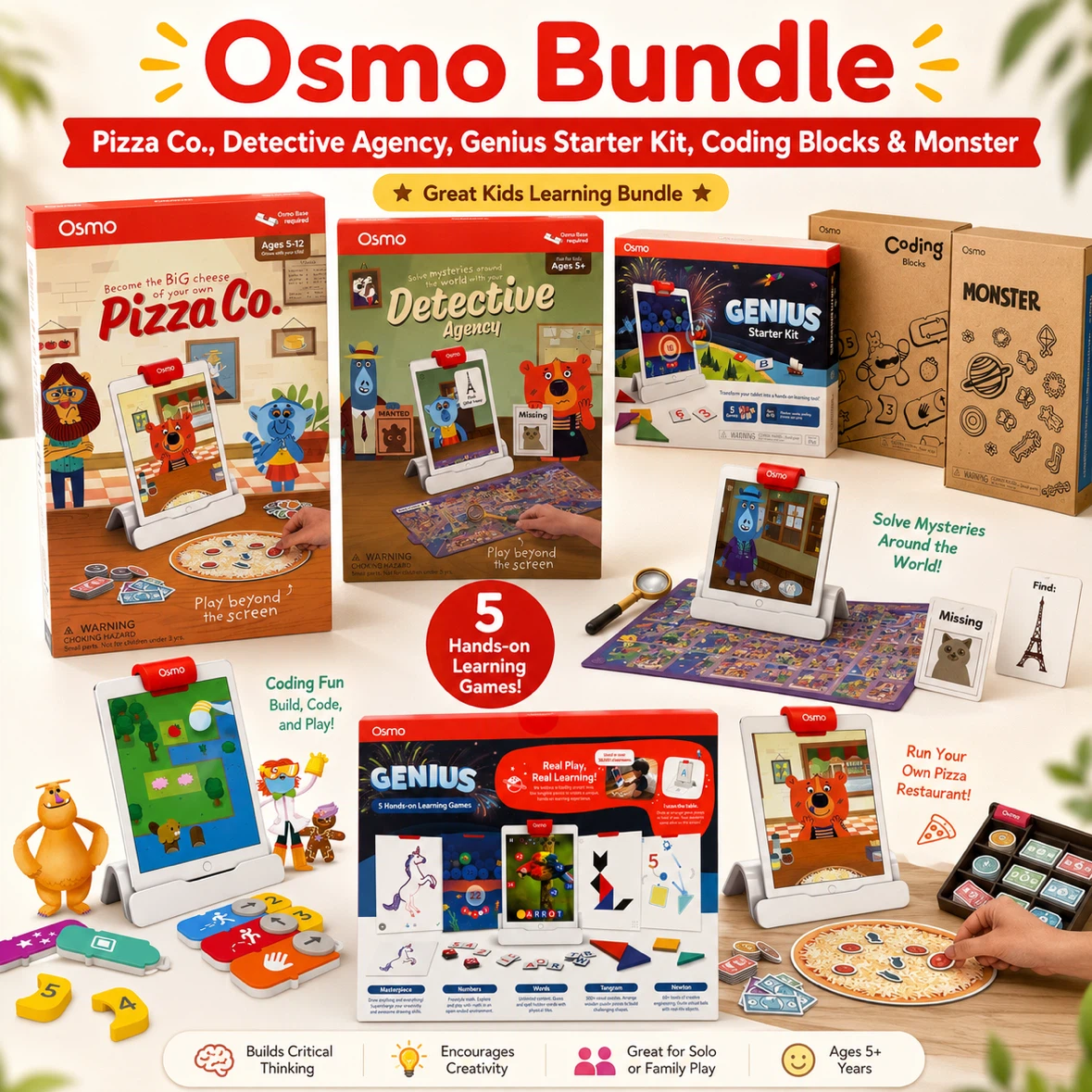 Osmo Learning Game Bundle for iPad