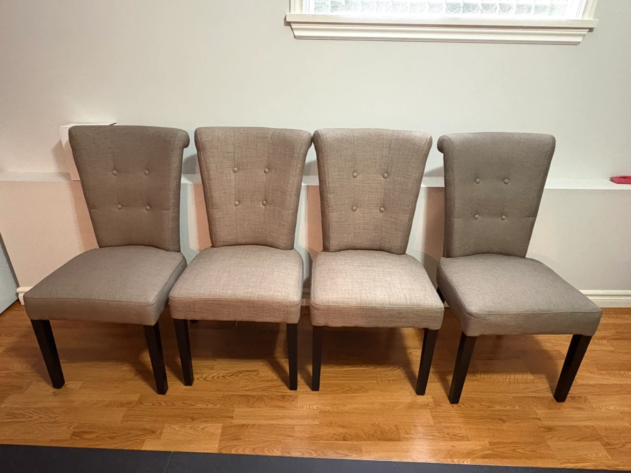 MOE'S Home Collection chairs and IKEA solid wood table - photo 2