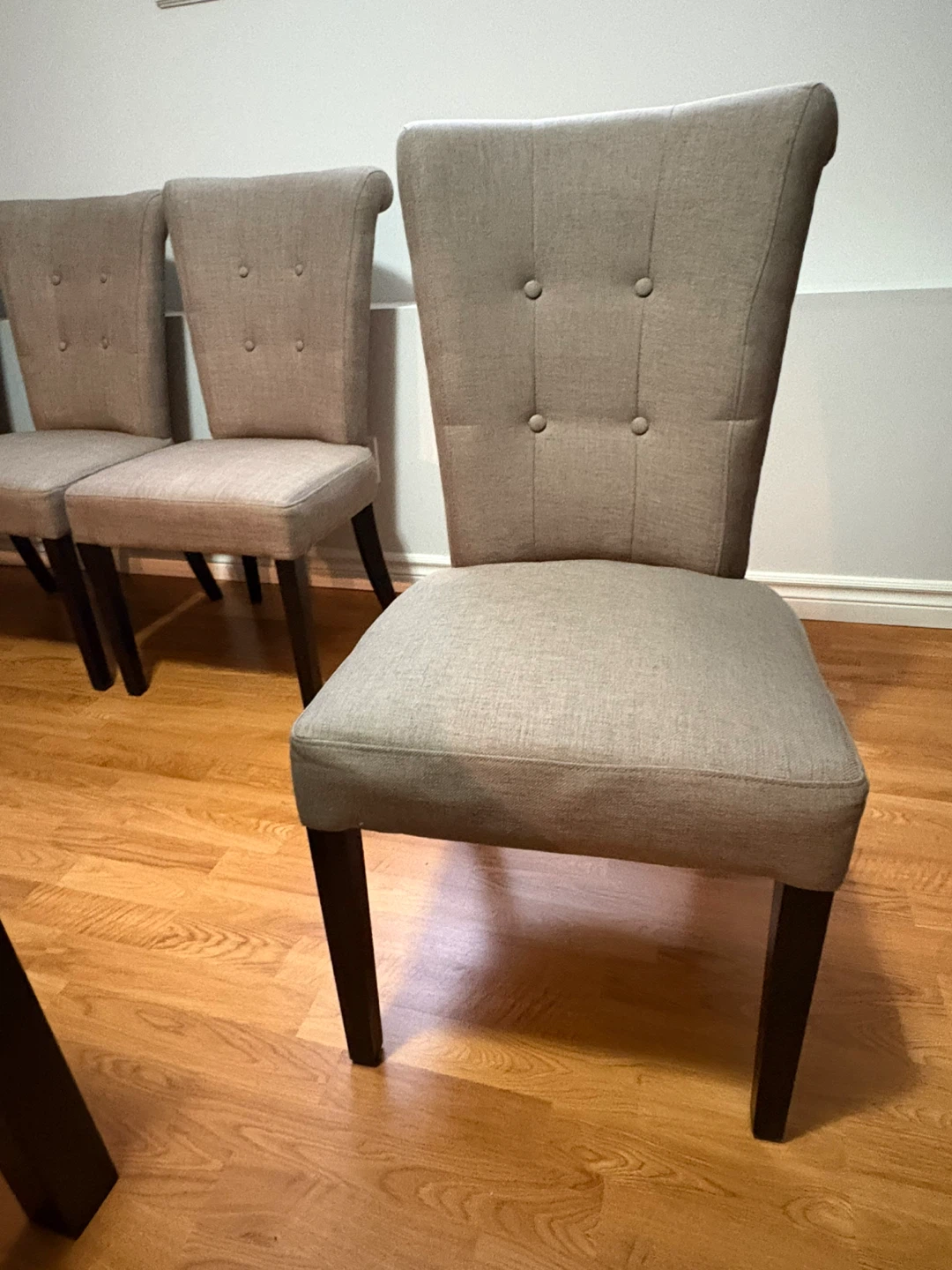 MOE'S Home Collection chairs and IKEA solid wood table - photo 3
