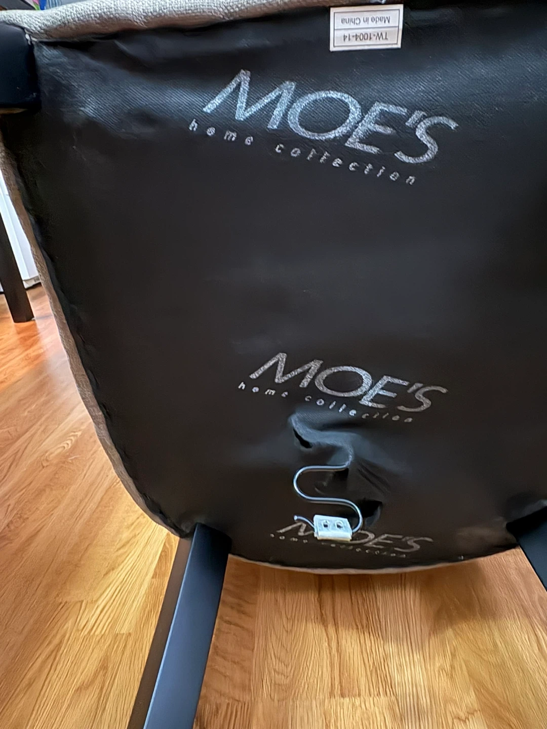 MOE'S Home Collection chairs and IKEA solid wood table - photo 4
