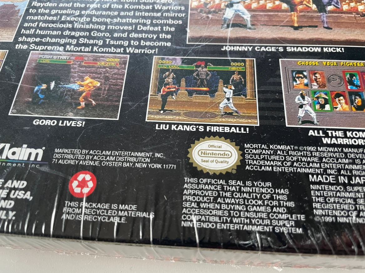 Mortal Kombat Competition Edition Super Nintendo Game - photo 3