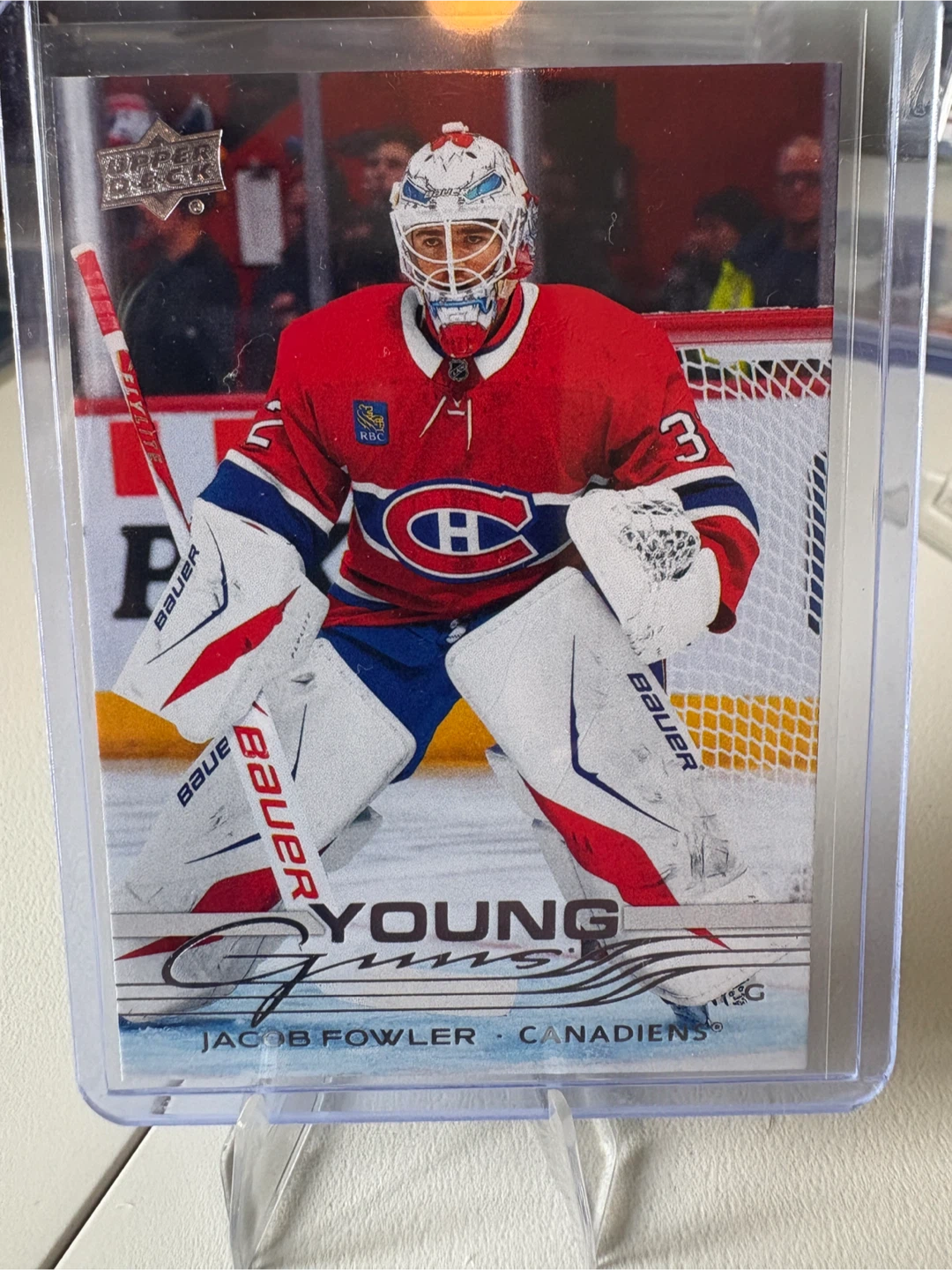 2024-25  Jacob Fowler "Young Guns" Hockey Card