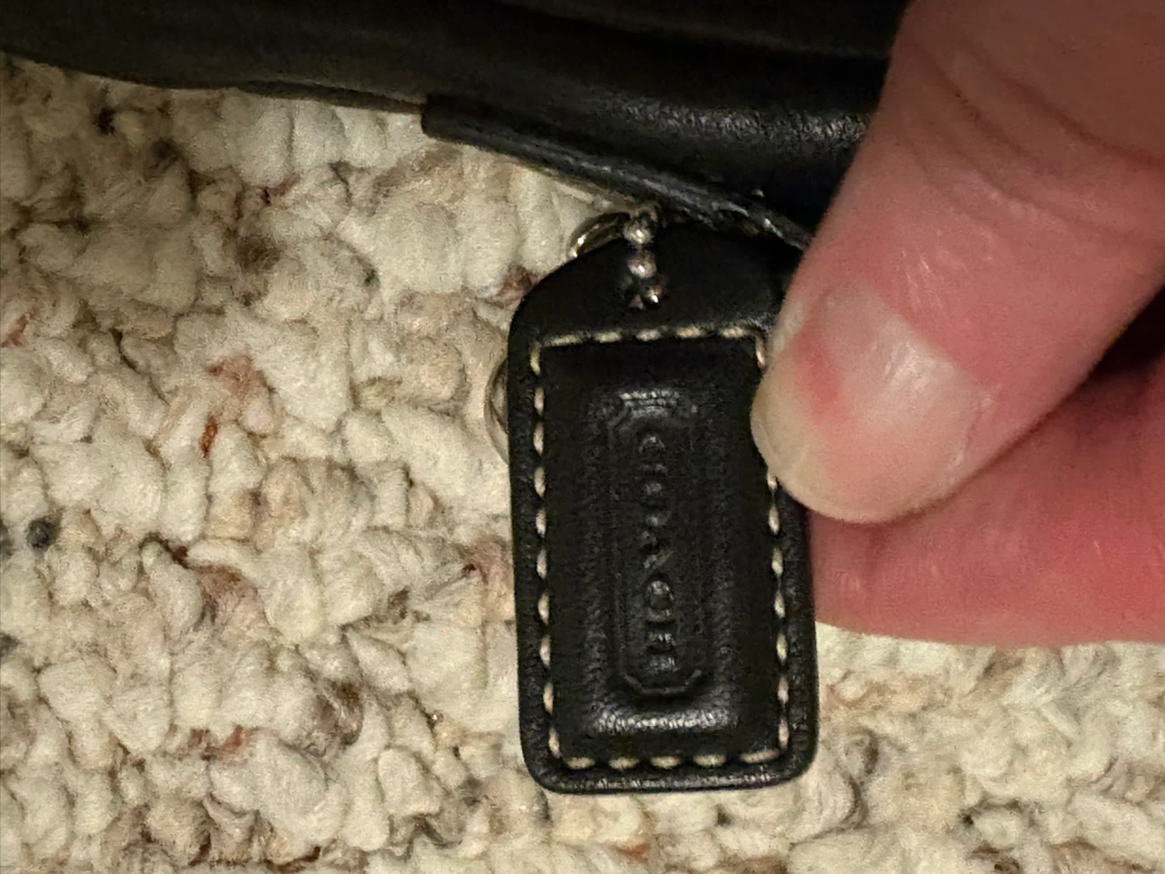 Coach Black Leather Crossbody Bag - photo 2