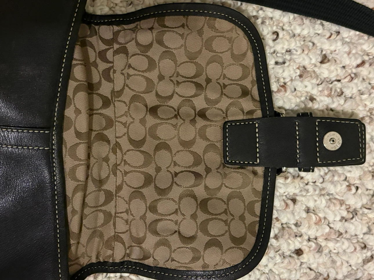 Coach Black Leather Crossbody Bag - photo 3