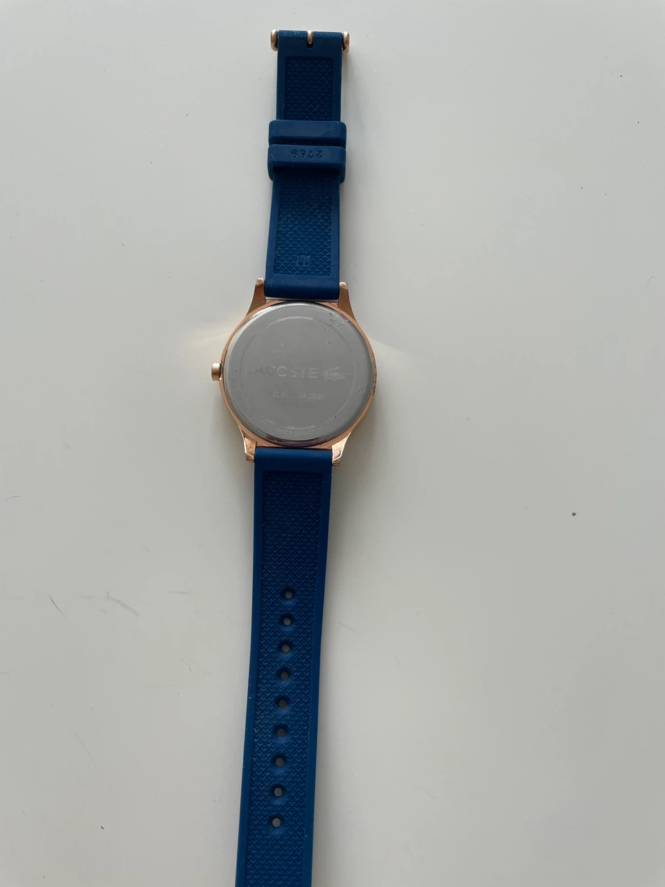 Lacoste Rose Gold Watch with Blue Strap - photo 3