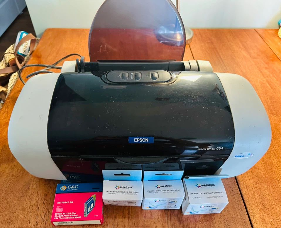 Epson Stylus C64 Printer with Ink Cartridges