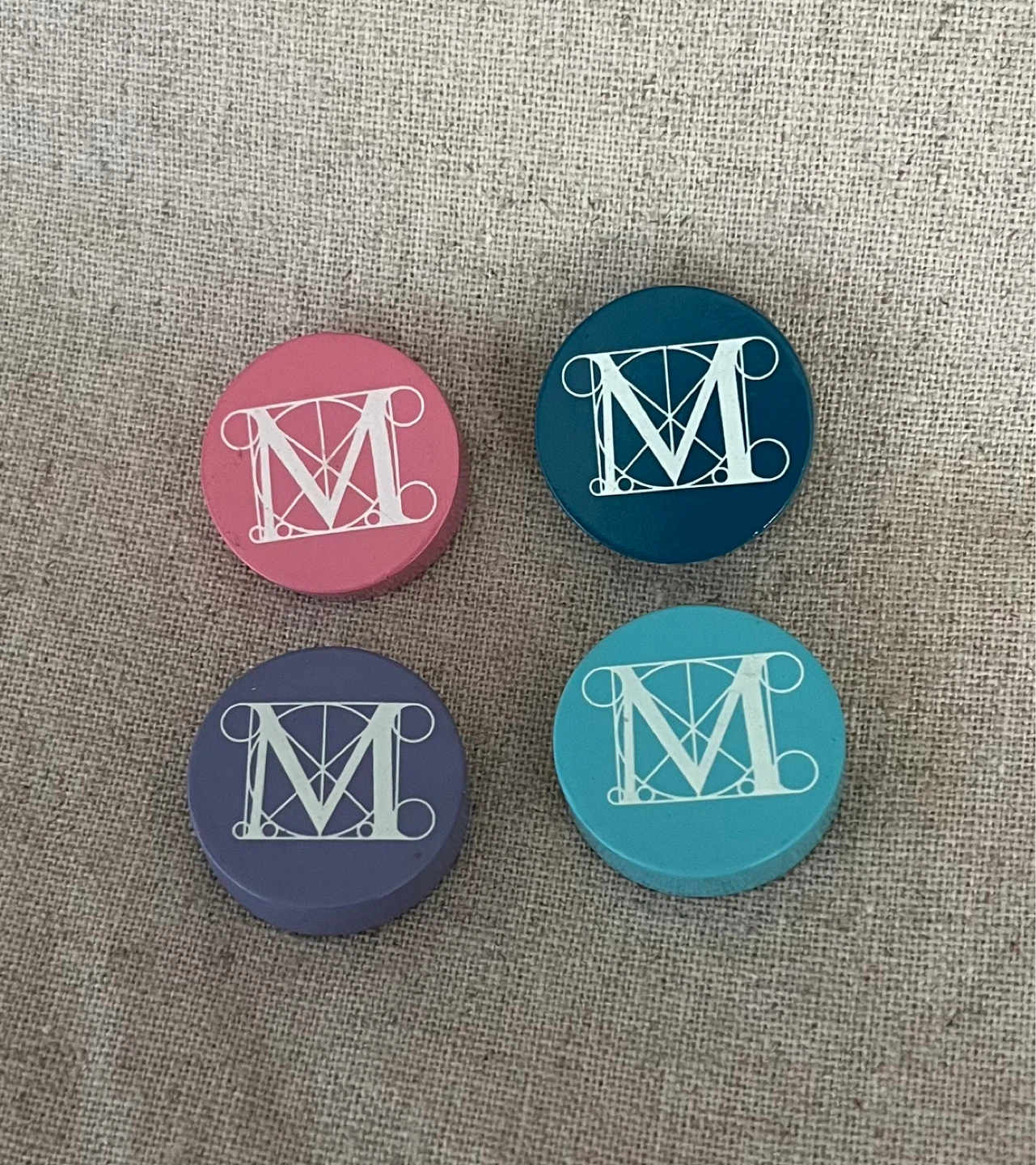 Set of 4 vintage magnets from Metropolitan Museum of Art in NYC