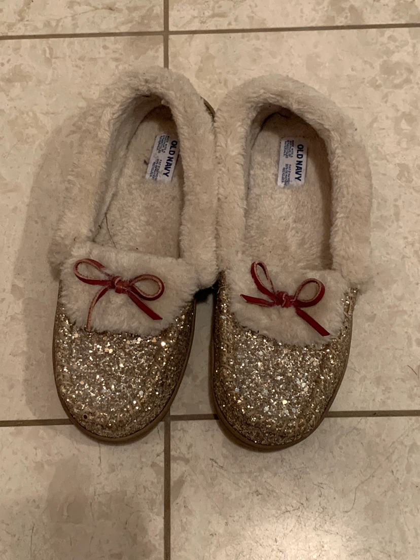 Glitter Slippers Size 8