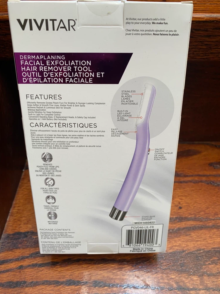 Dermaplaning Facial Exfoliation & Hair Remover Tool - photo 3