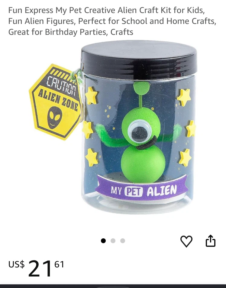 My Pet Creative Alien Craft Kits