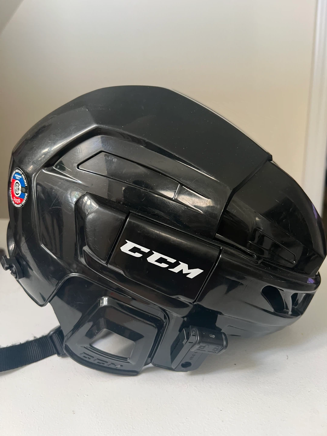 Black CCM FL30s Hockey Helmet