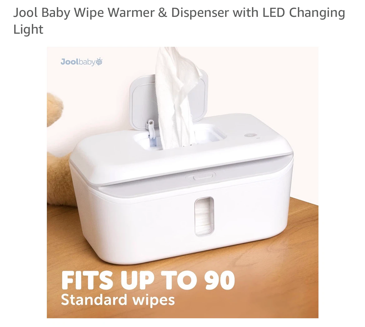 Jool Baby Wipe Warmer & Dispenser with LED Changing Light - photo 5