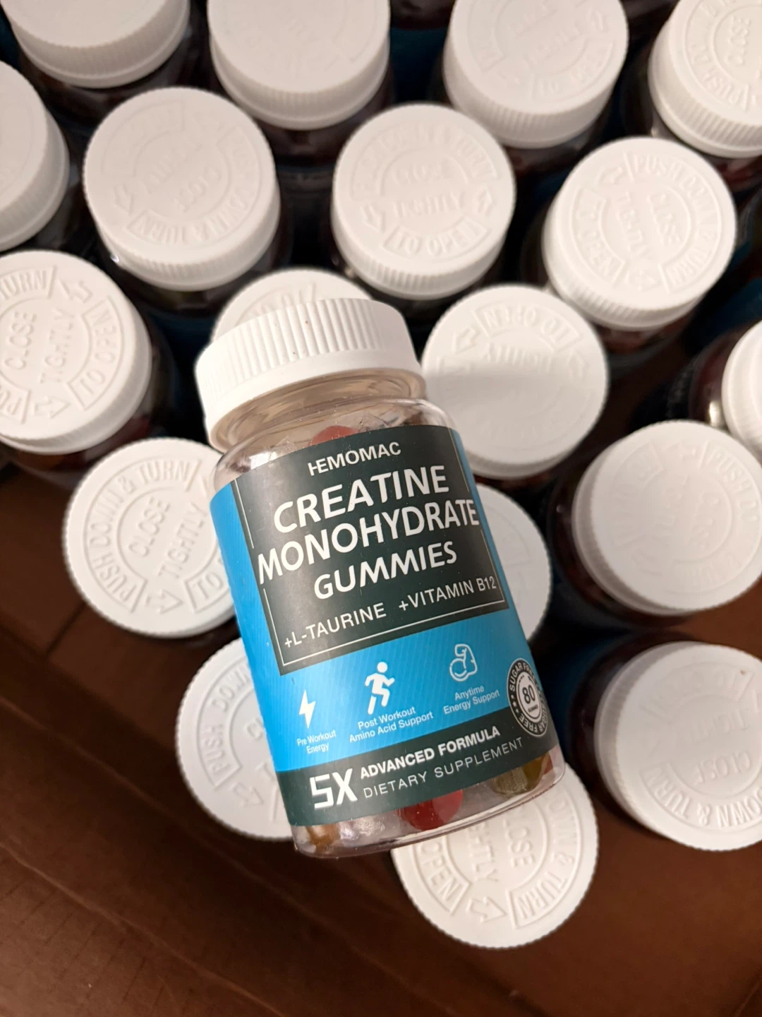 Creatine Monohydrate Gummies + L-Taurine + Vitamin B12