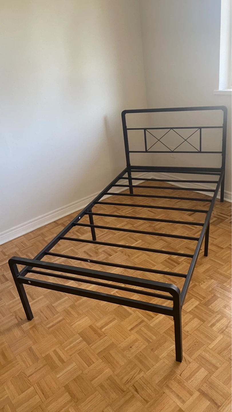 Twin Metal Bed Frame – Easy Assembly – Great Quality