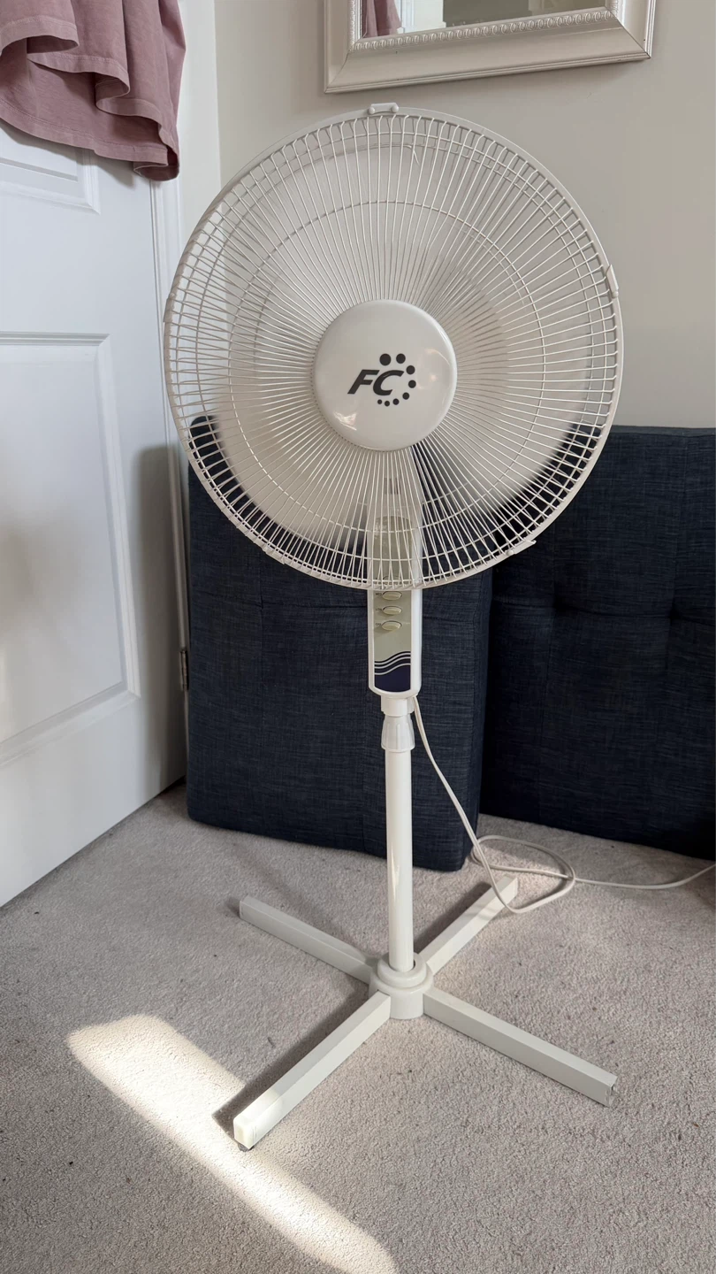 FC Oscillating Pedestal Fan - White