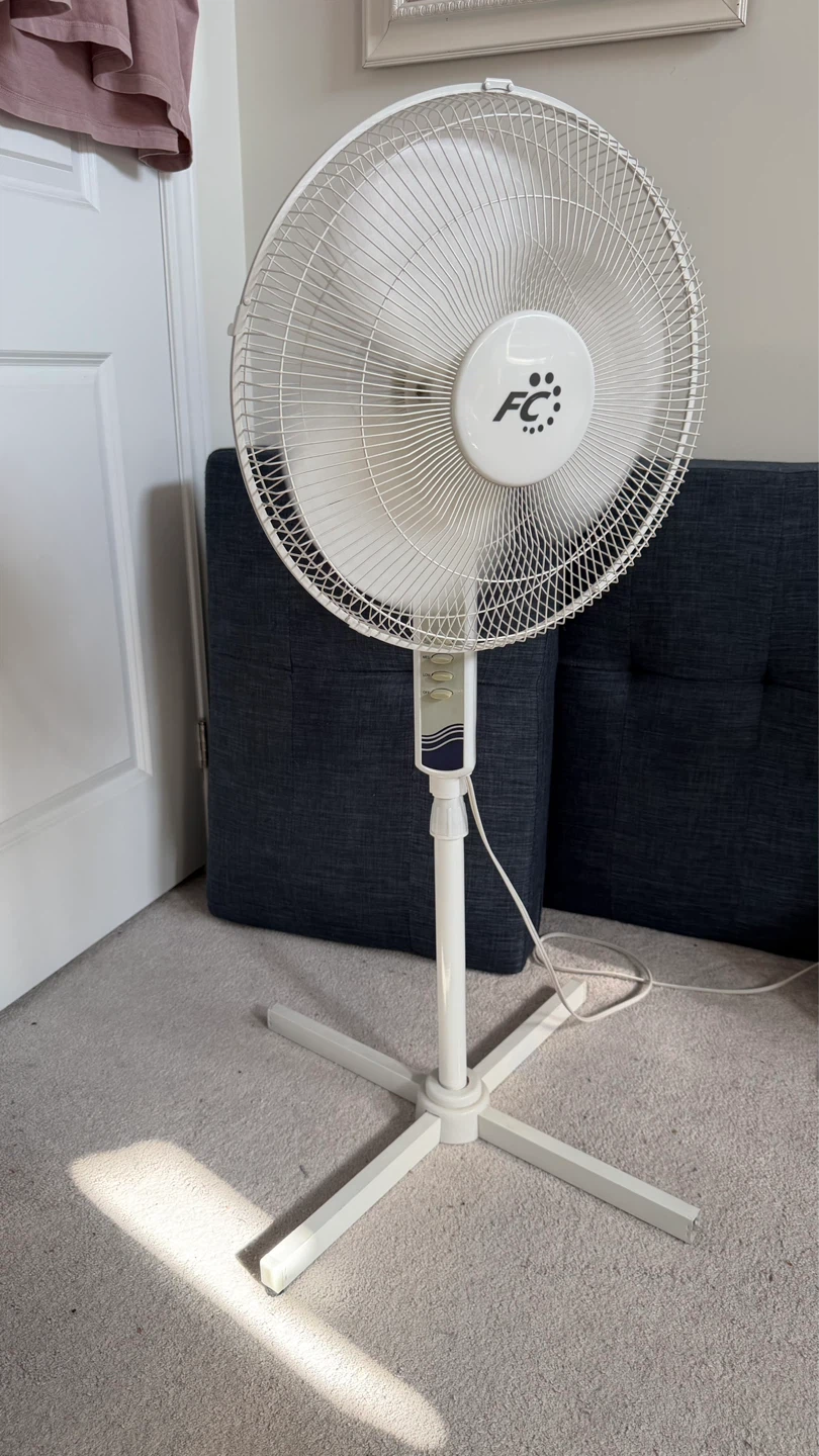 FC Oscillating Pedestal Fan - White - photo 2