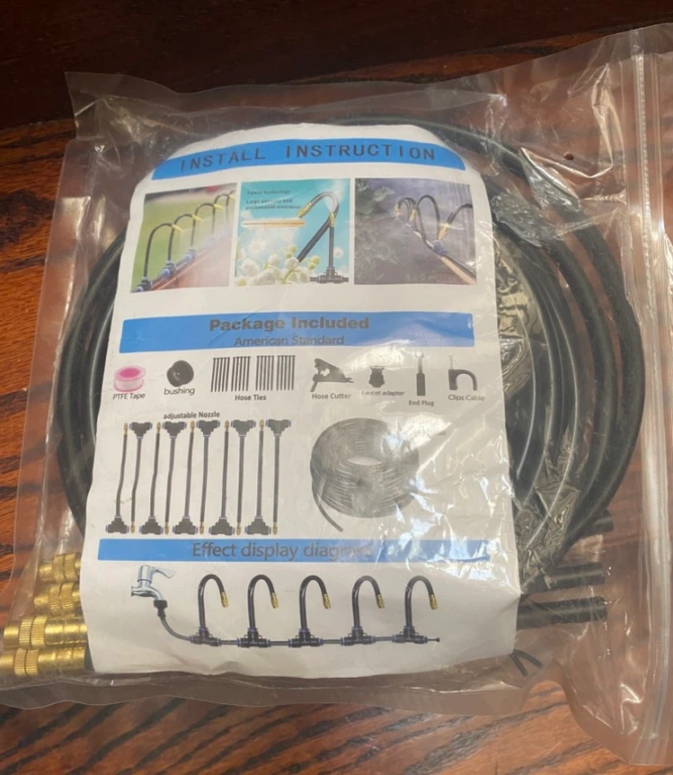 Adjustable Misting Irrigation System Kit