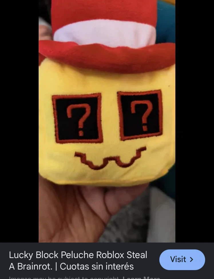 Brainrot Plush Toy