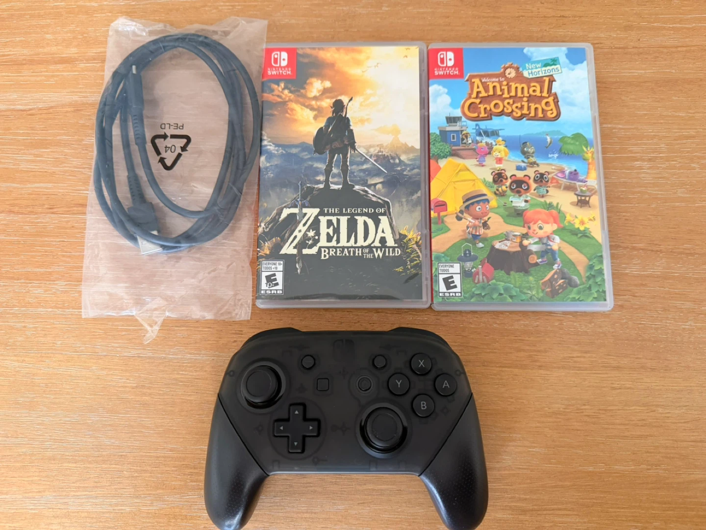 Nintendo Switch Pro Controller + games