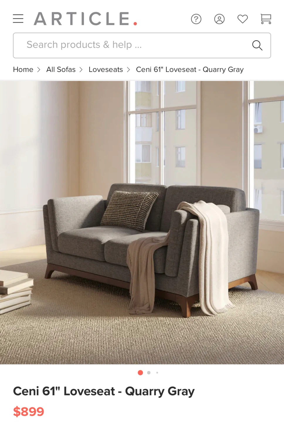 Article Ceni Loveseat - photo 5