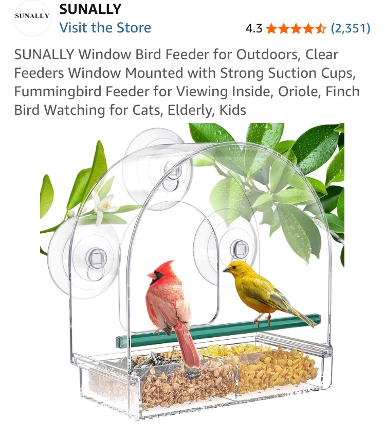 Window Bird Feeder - photo 3