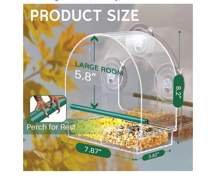 Window Bird Feeder - photo 4