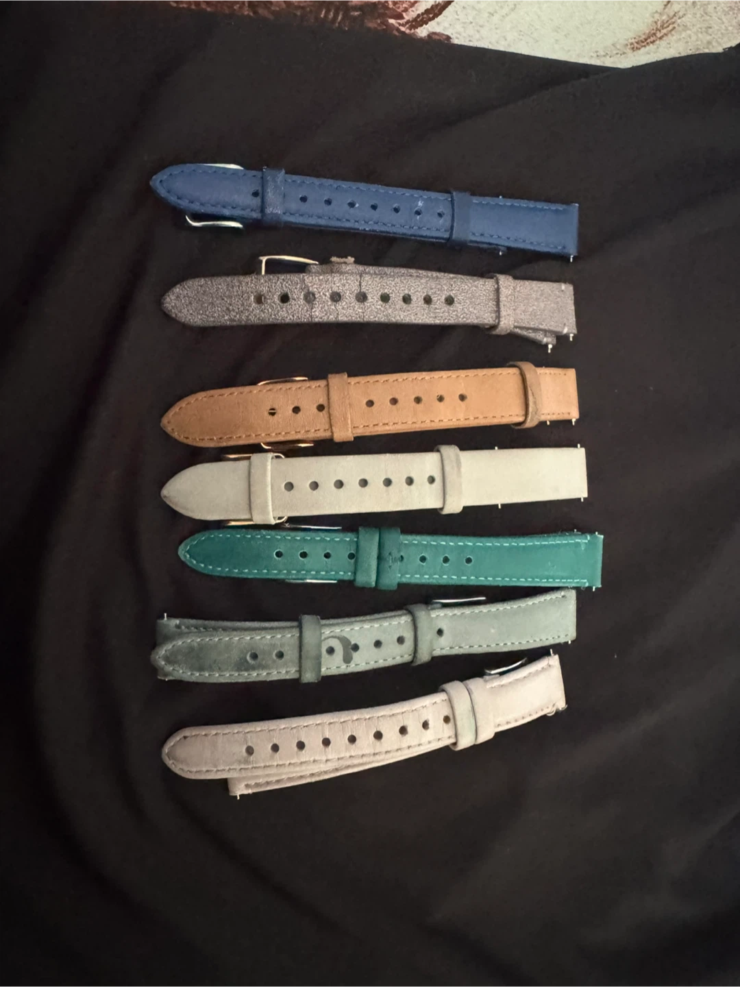 Lot of 7 fossil Watch Bands 14mm