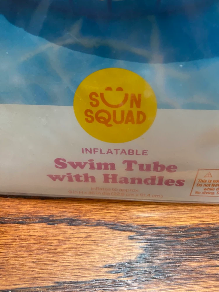 Sun Squad Inflatable Swim Tube with Handles - 36" - photo 2