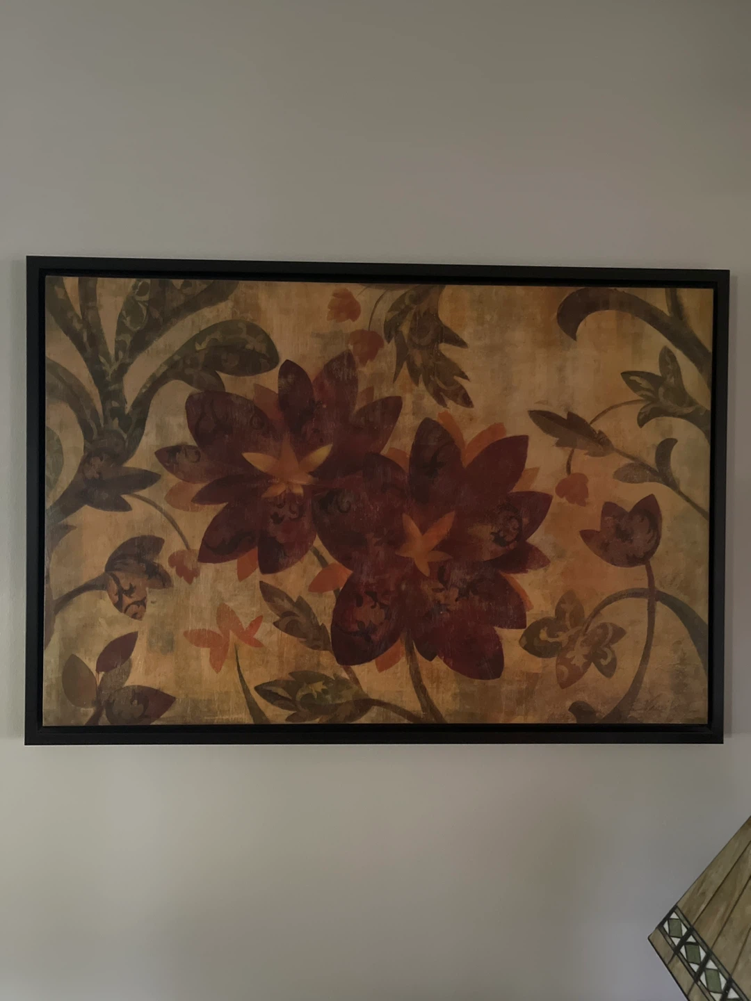 Framed Floral Wall Art