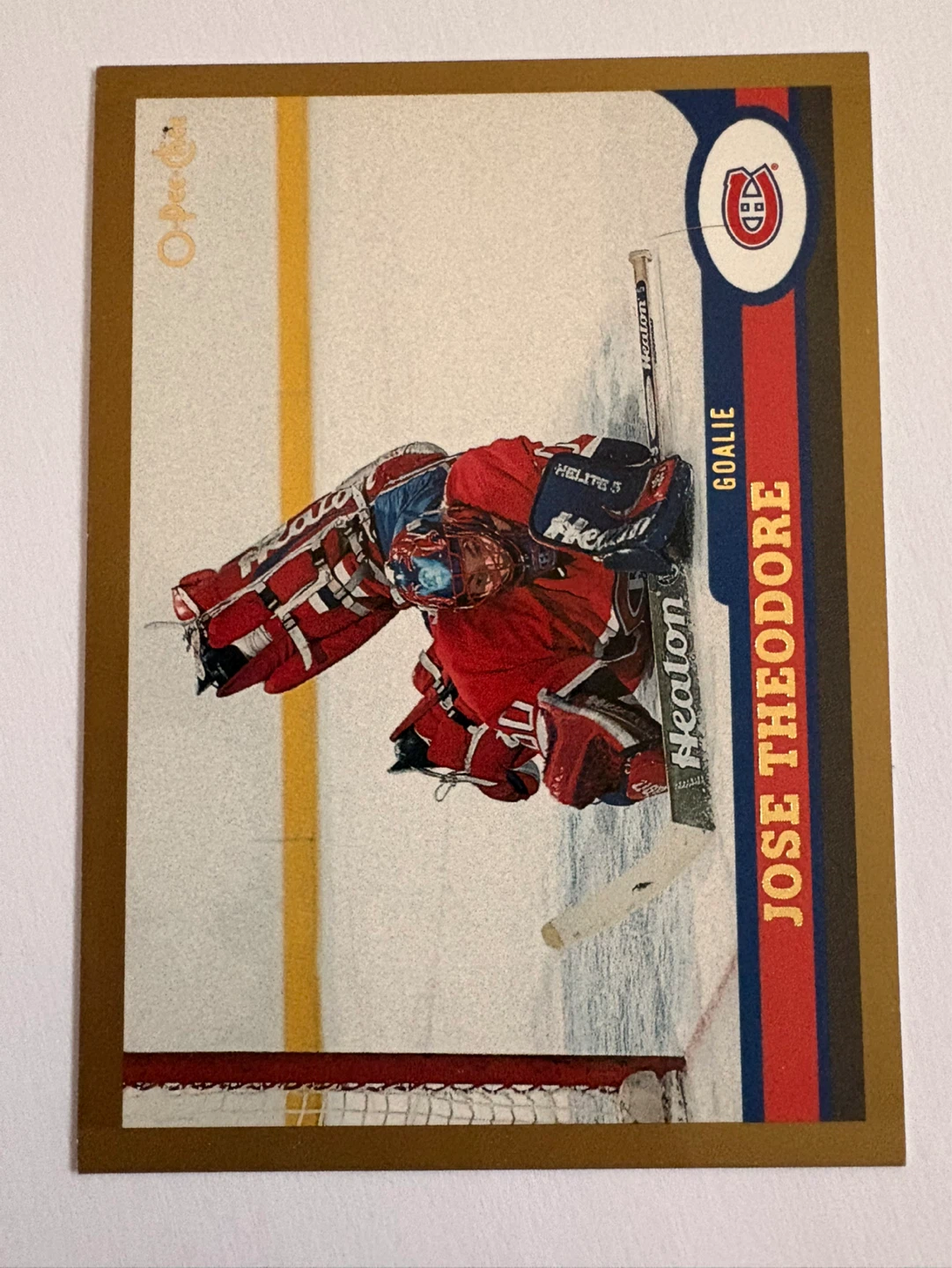 Jose Theodore 1999 Topps Hockey Card