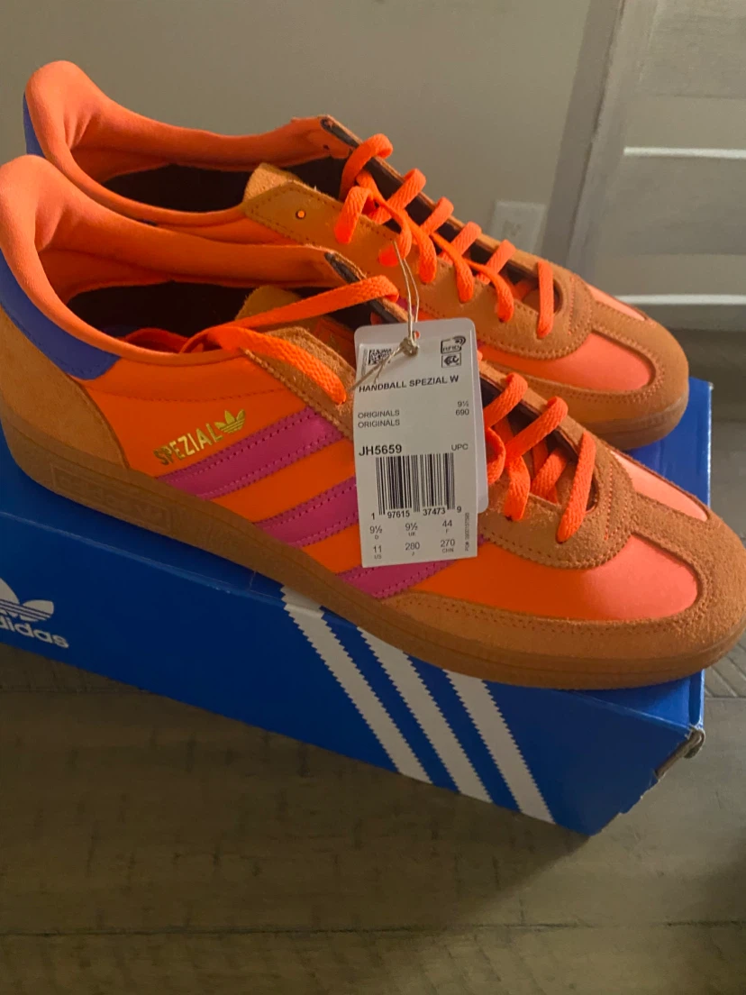 Adidas Handball Spezial W Shoes Orange Pink Purple Size 9.5 - photo 2